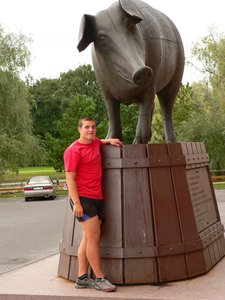 Украинский роллер и Сало:)