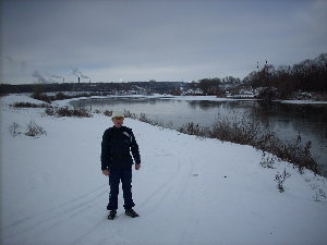 Под флисой курткой одна веломайка, носки хб, перчатки тоньше - стало КОМФОРТНО<br />(на провах рекламы зимнего лисапеда ;))))