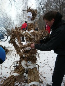Что получилось. Чучело срулем и с другими..причиндалами )