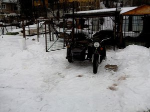 Мотоцикл район рыбачье-Плигон отрожка