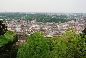 Вид Львова с Высокого Замка