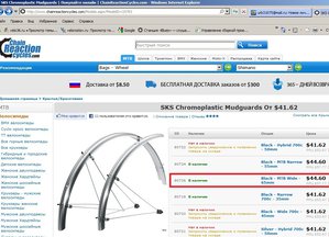 Скриншот страницы сайта