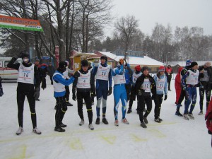 Предстартовые волнения.