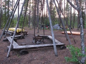 Наша стоянка в парке