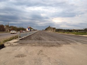 Участок, закрытый для автотранспорта.