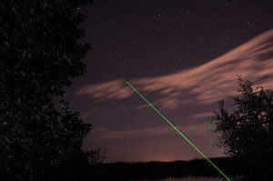 оптические тесты лазерной пушки