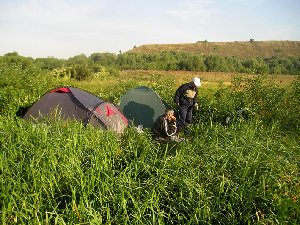 &quot;палатки встали как тут и были&quot;