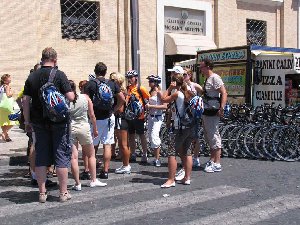 Велоэкскурсанты по Риму