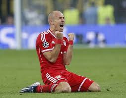 Robben is extatic about Radler's finish