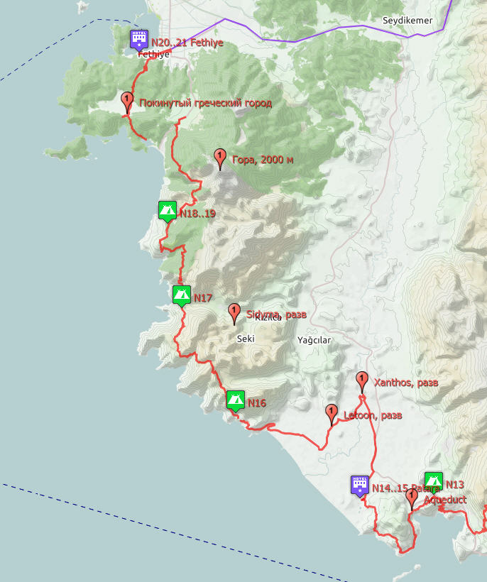 День 16..21: OSM Cycle