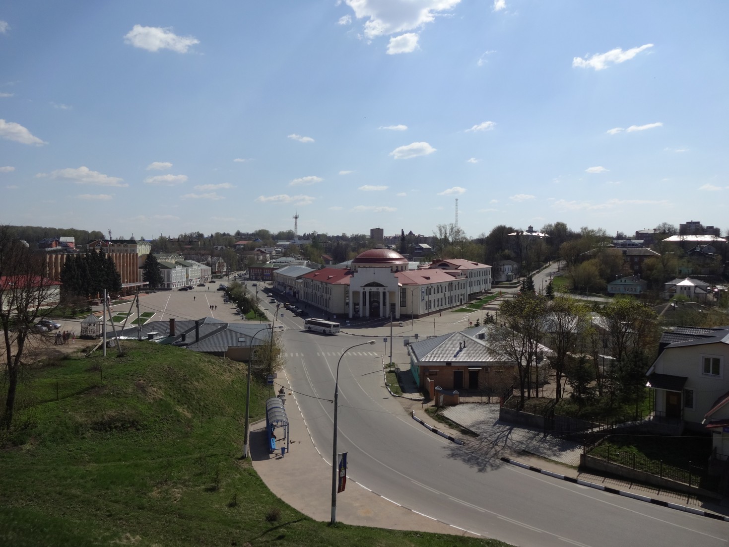 Вид на город с городища