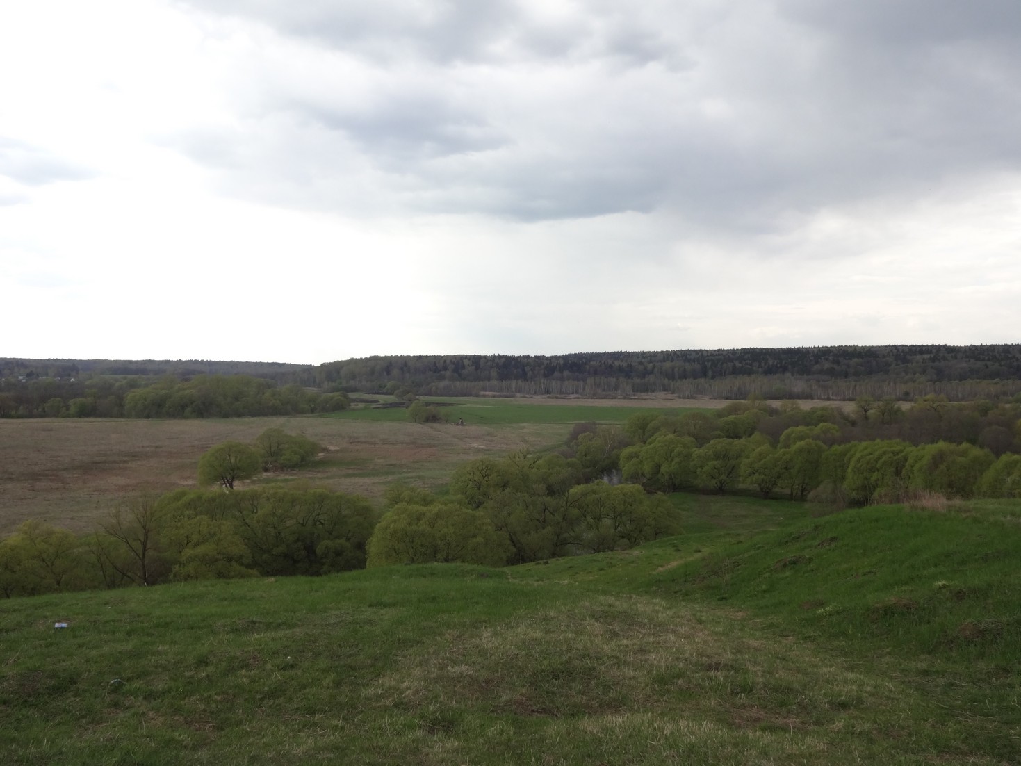 Долина реки с городища