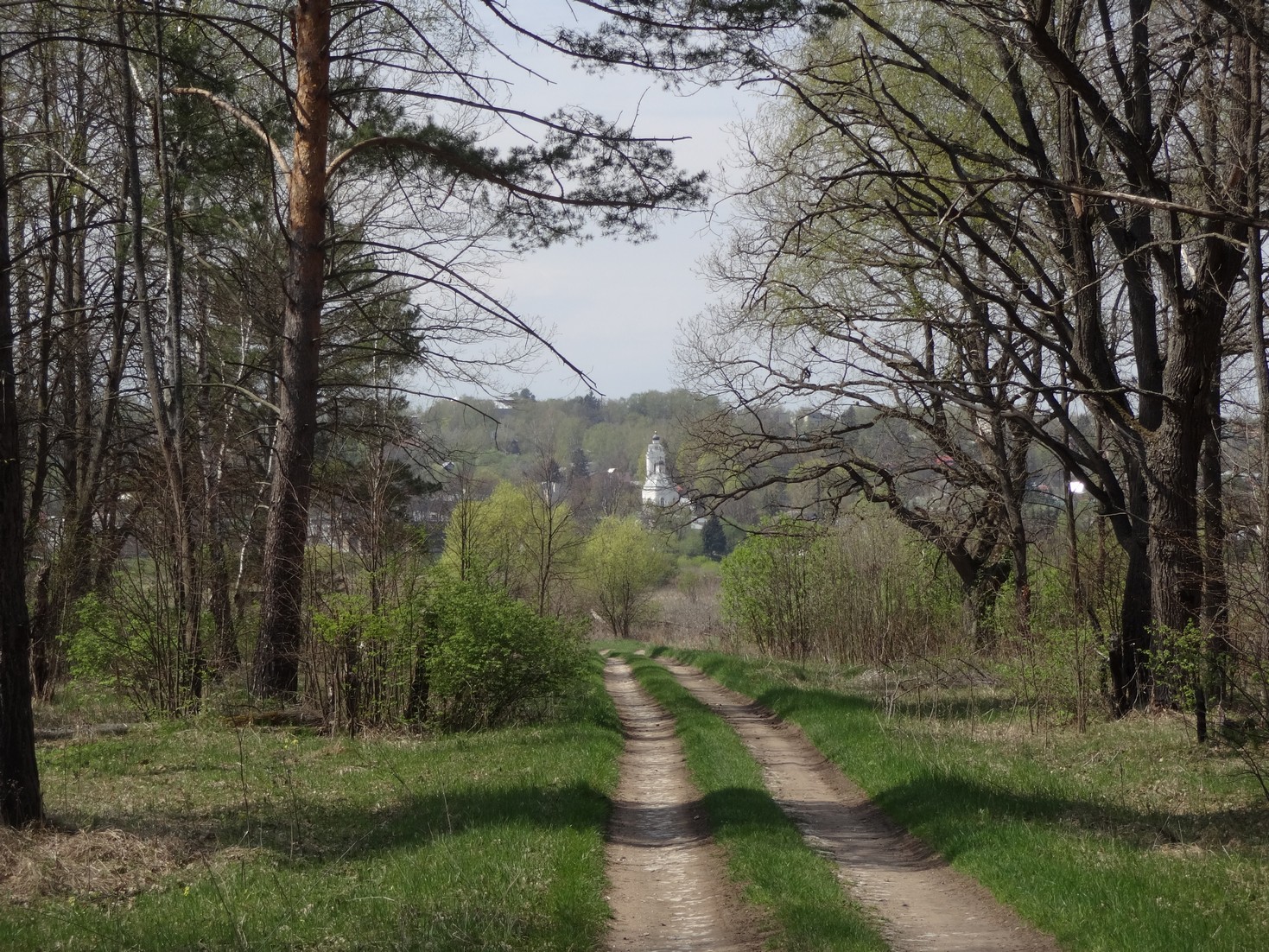 Таруса с правого берега