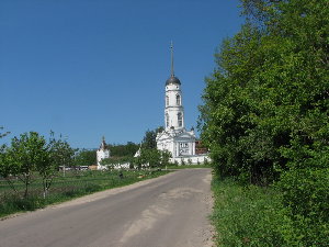 Собственно, женский монастырь за Задонском, в лесу.