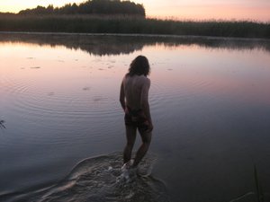 Иисус,идущий по воде