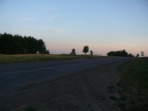 Поворот перед стеллой налево