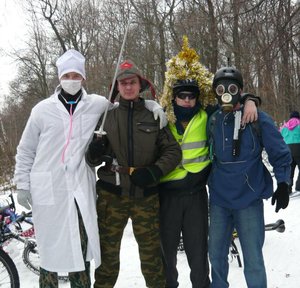 Флэш-моб на велах