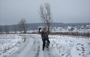 &quot;Хорошая&quot; дорога - лед