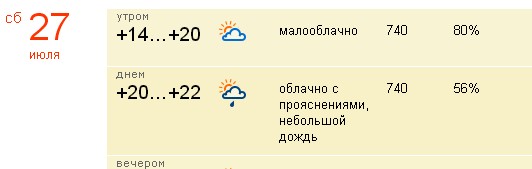 погода