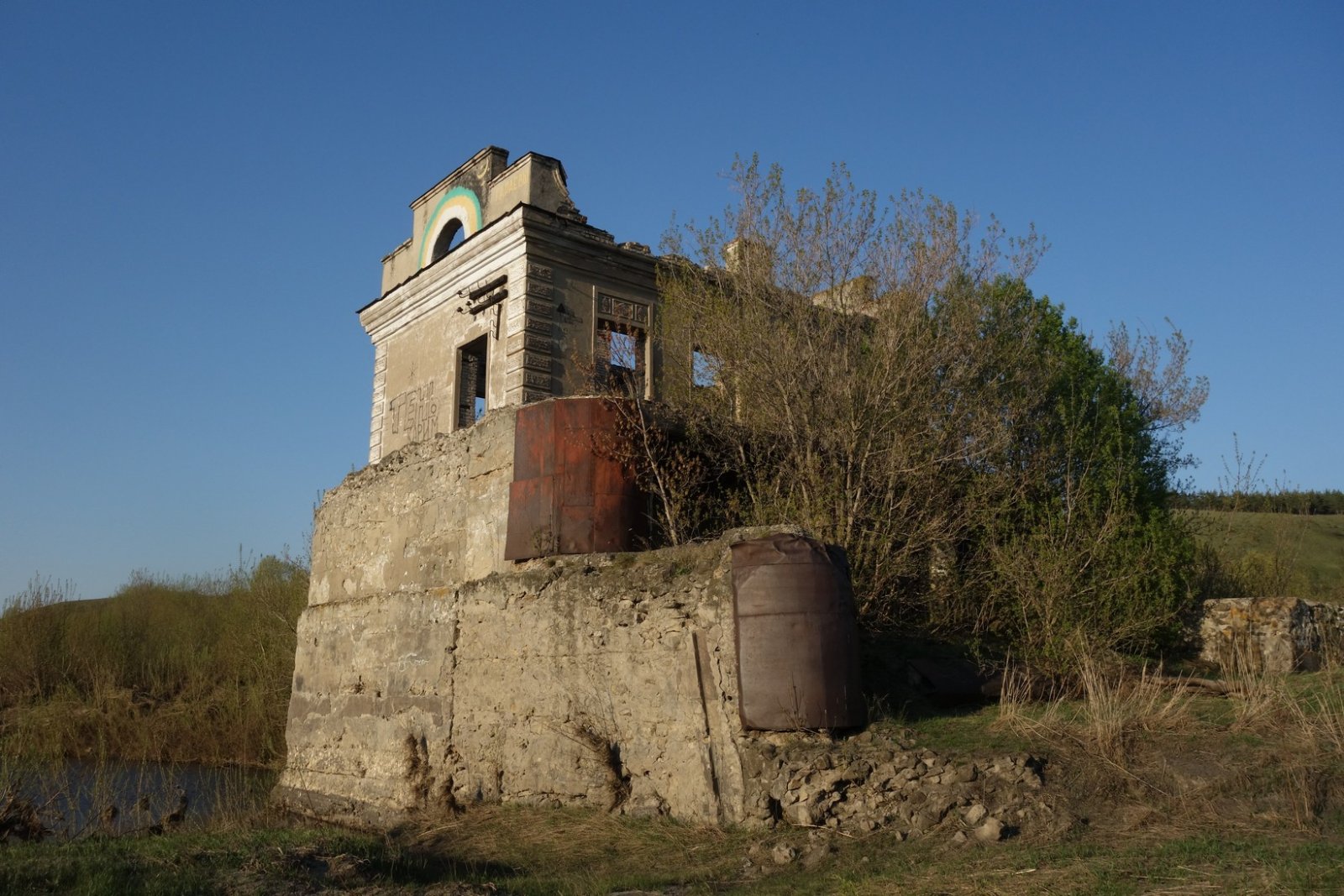 Деушевская ГЭС, место ночёвки