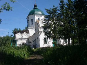 на территории заповедника была церковь (наверняка поддерживает культ бобра..)